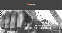 Desktop Screenshot of deshlergroup.com