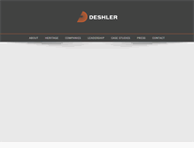 Tablet Screenshot of deshlergroup.com